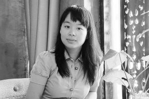 林秋在圣约翰学院咖啡厅。 