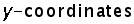 y-coordinates