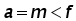 a = m less than f