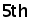 fifth