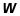 w
