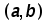 (a comma b)