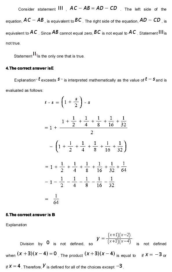 SAT数学选择题练习