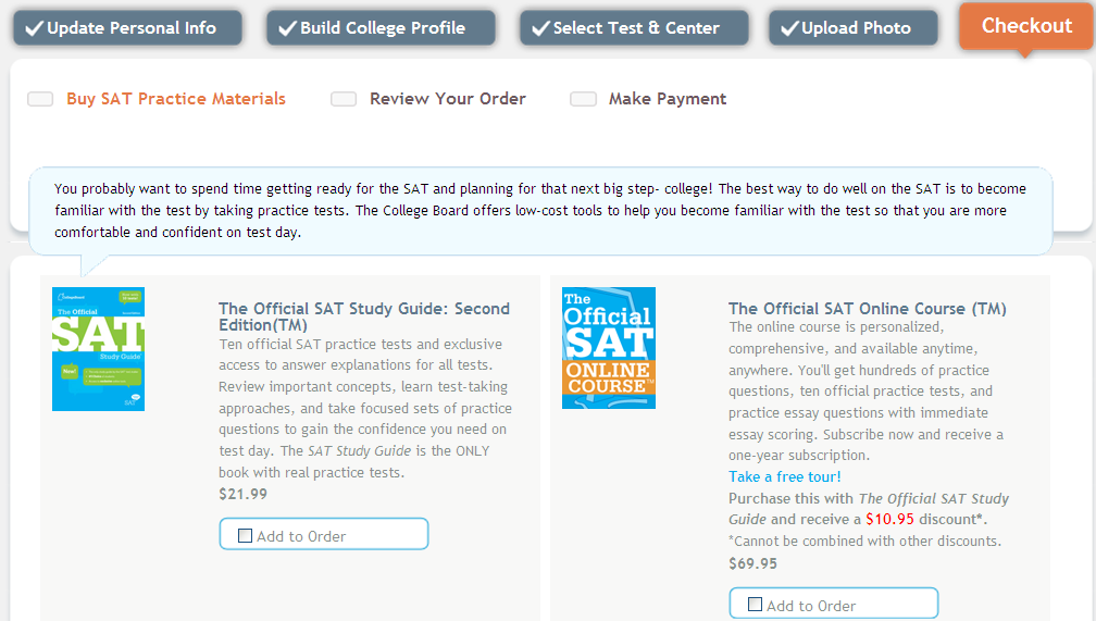 SAT报名指导：SAT官网报名流程(2013新版)
